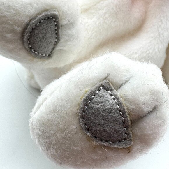 2000 Coca-Cola Exclusive Polar Bear Bean Bag Plush Toy With Red Scarf - Picture 12 of 14